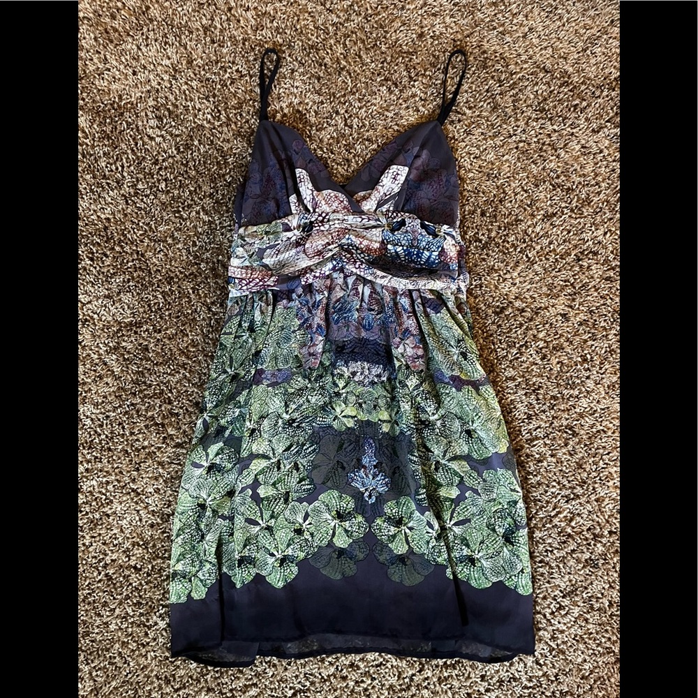 Anthropologie/Staring at stars: women’s (8) Spaghetti strap print dress - Picture 2 of 8